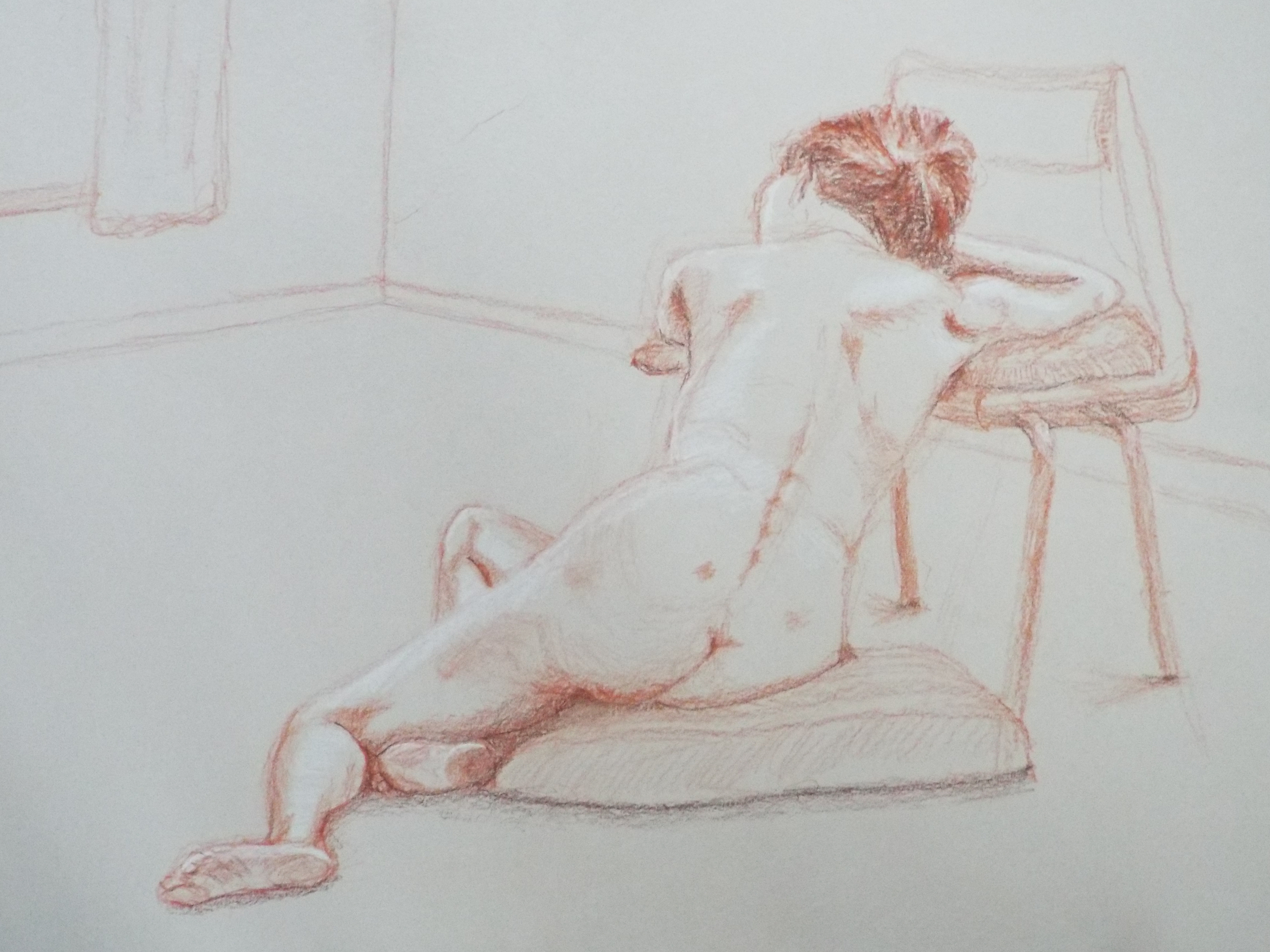 Nude pencil sketch